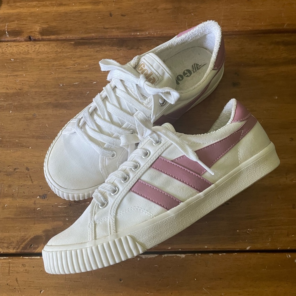 Gola White and Pink Women's Sneakers